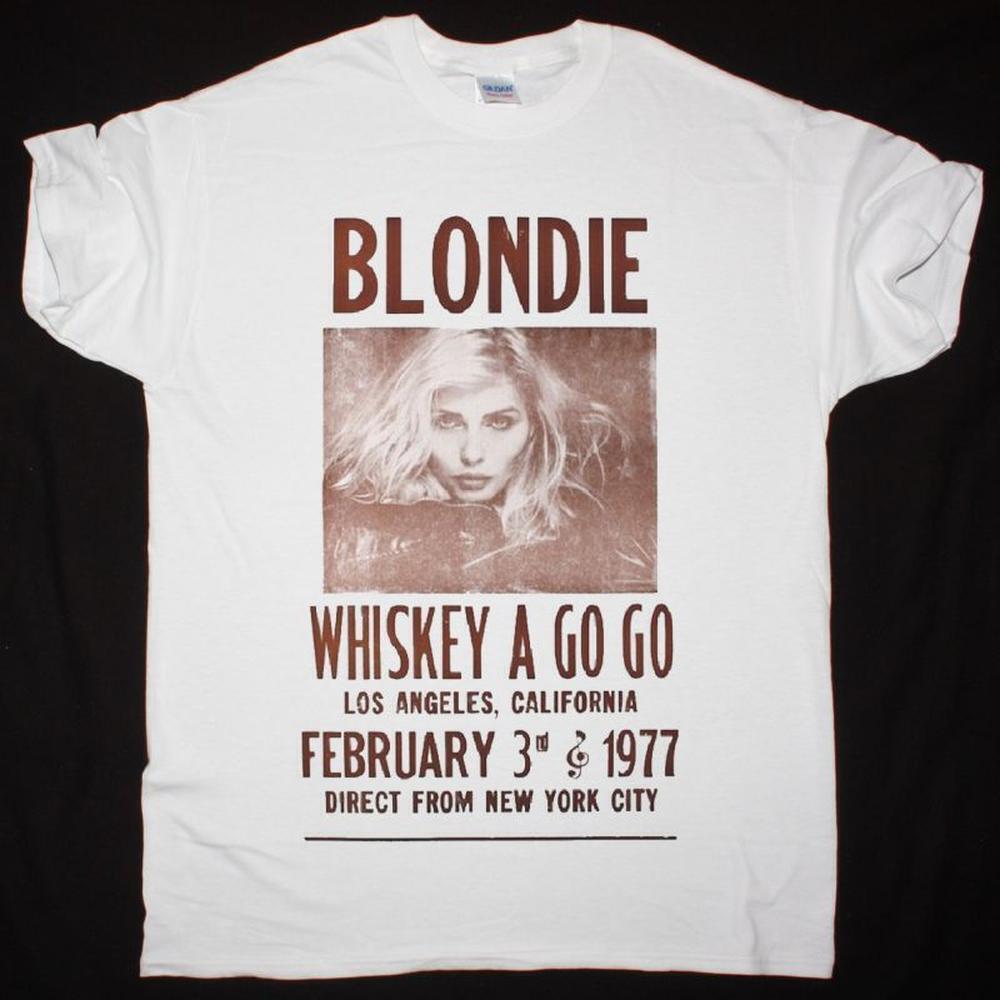 Blondie Whiskey Poster New White T-Shirt - Picture 1 of 4